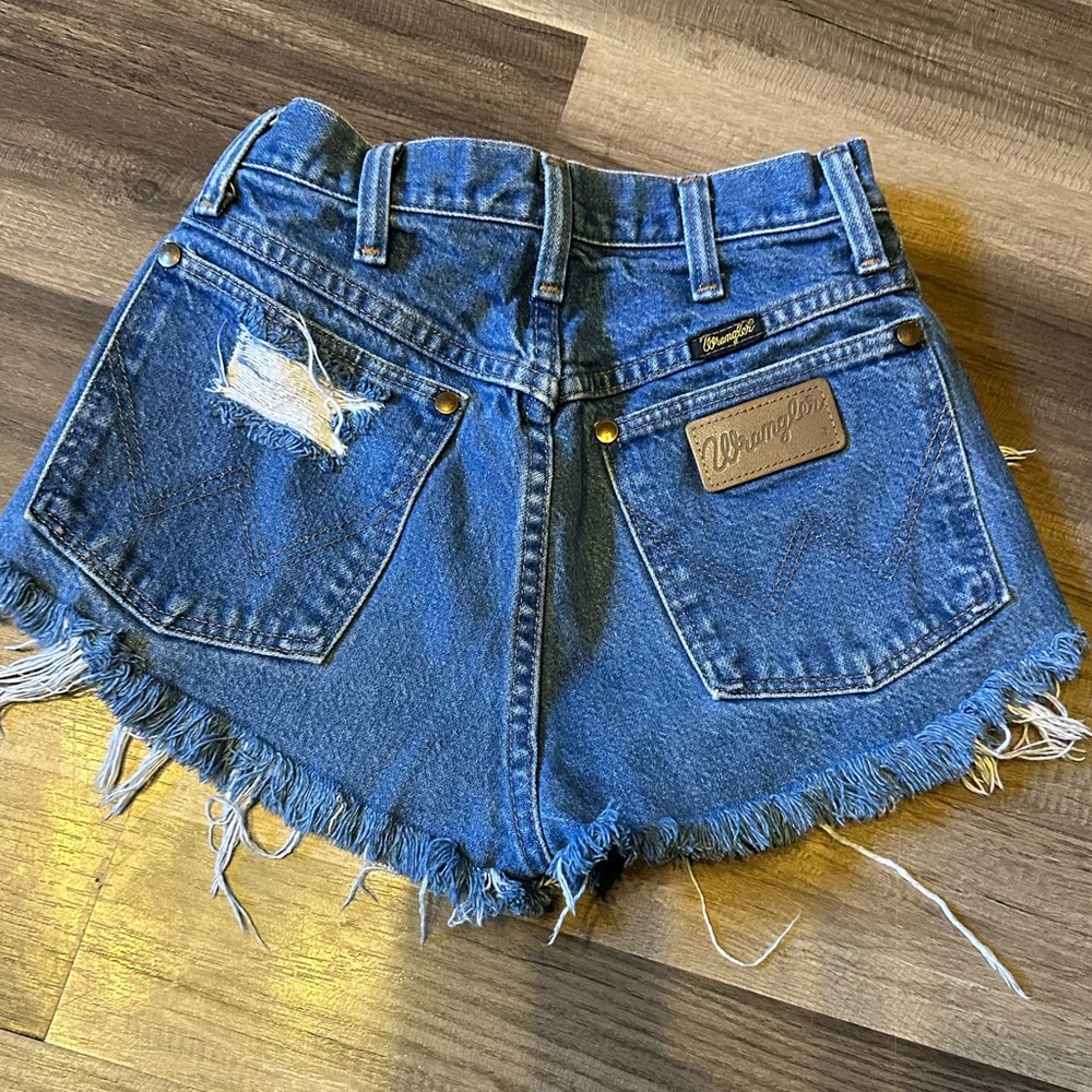 Wrangler Distressed Denim Shorts